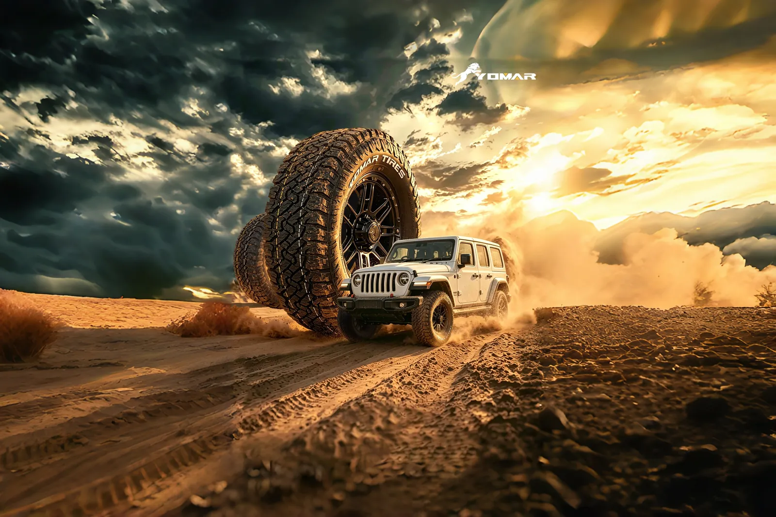 Yomar Terrain King X/AT all-terrain tyre banner